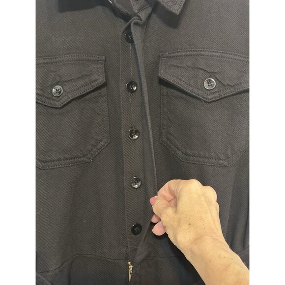 NWT GOOD AMERICAN Sz 3 (L) Waist Tie Twill Utility Jumpsuit Net-a-Porter  Staple - Picture 8 of 16